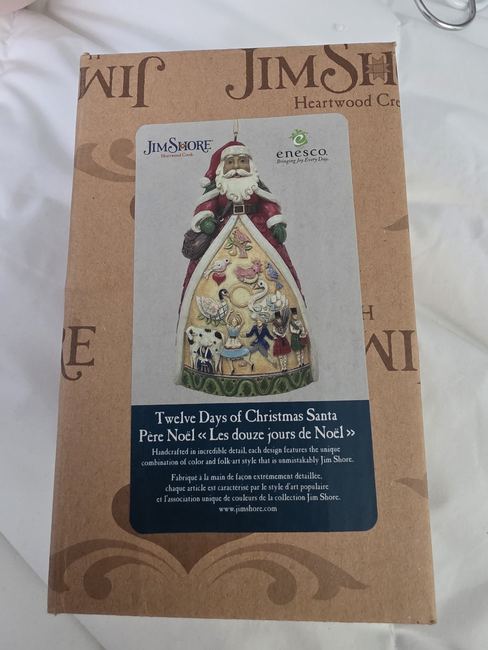 Jim Shore Figurine - Twelve Days of Christmas Ornament 2022. NWB - Picture 7 of 7